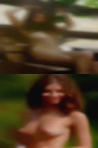 Posing girl in for sex camper.