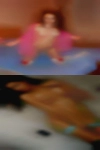 Naked woman before after